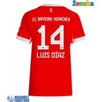 Bayern Munich Luis Diaz #14 Domaci Dres za Ženska 2025-26 Kratak Rukav